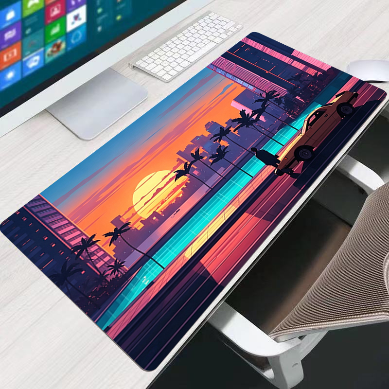 Retro Gaming Keyboard - Colorful Mouse Pad HD Print Game