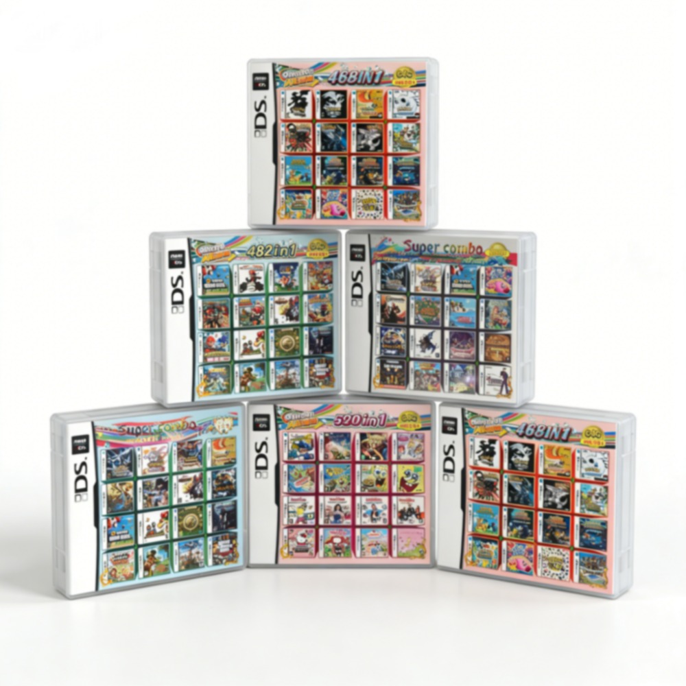 Retro Gaming Pokemon - •Pokem0n Themed Multi-Game Cartridge For DS/3DS/NDSL/2DS-Preloaded
