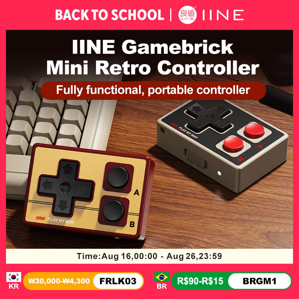 Retro Gaming Tablet - IINE Mini Controller for iOS Android