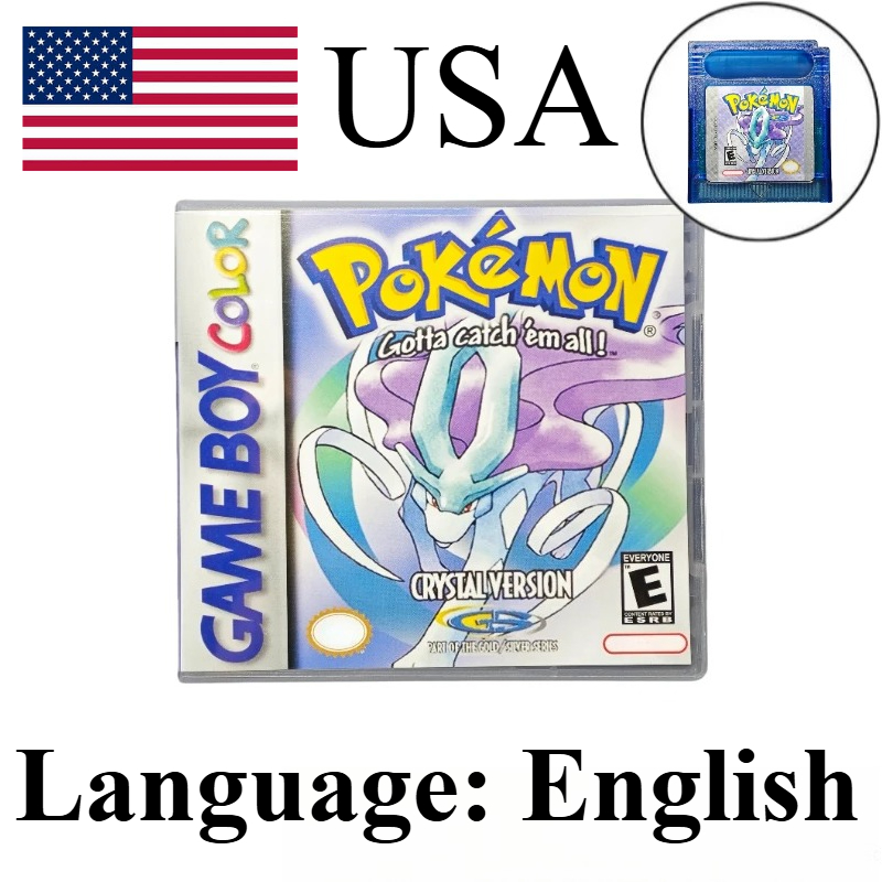 Retro Gaming Pokemon - 7 Styles Classic Pokemon GBC Game