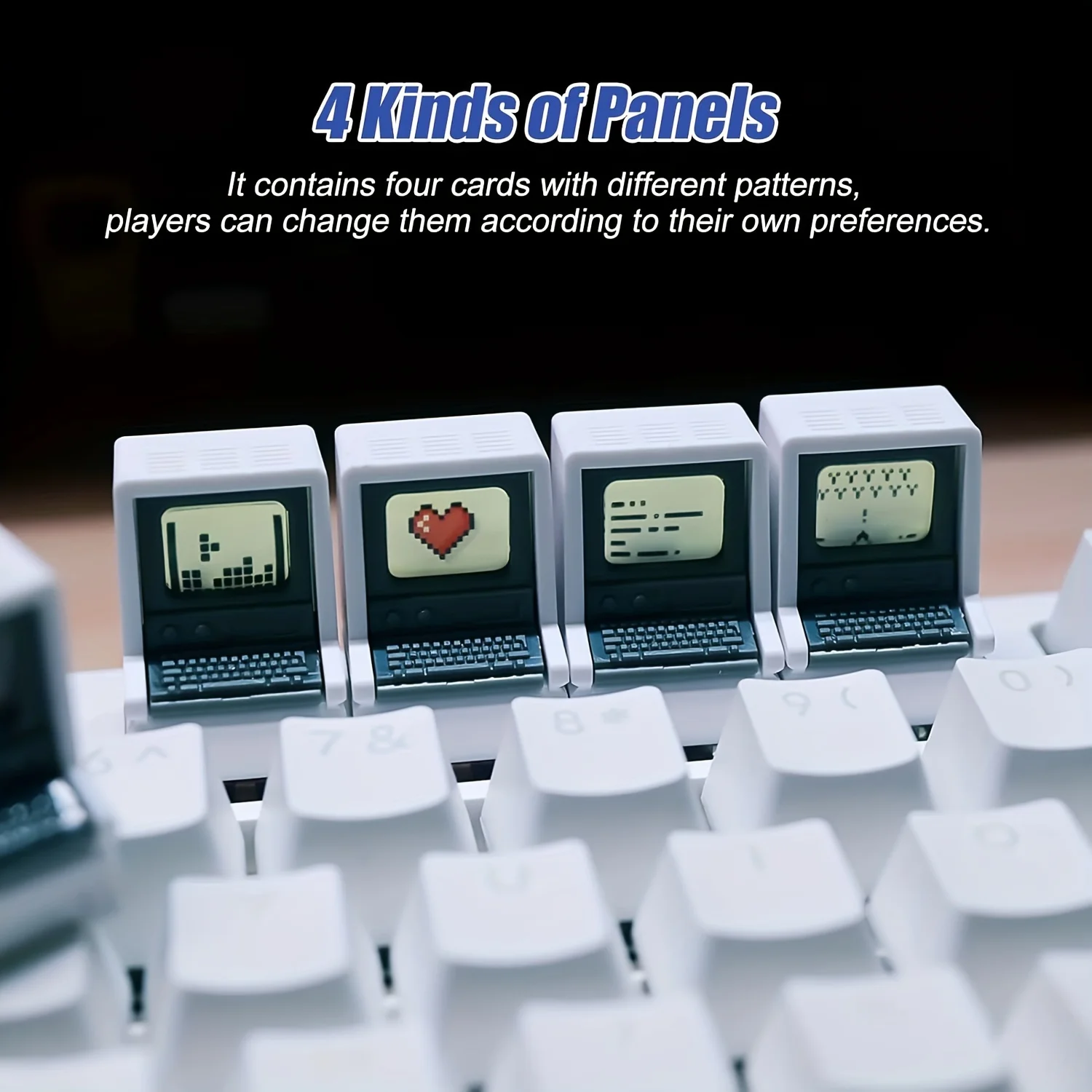 Retro Mac-Inspired Keycaps Dou - Retro Gaming Keyboard review and price