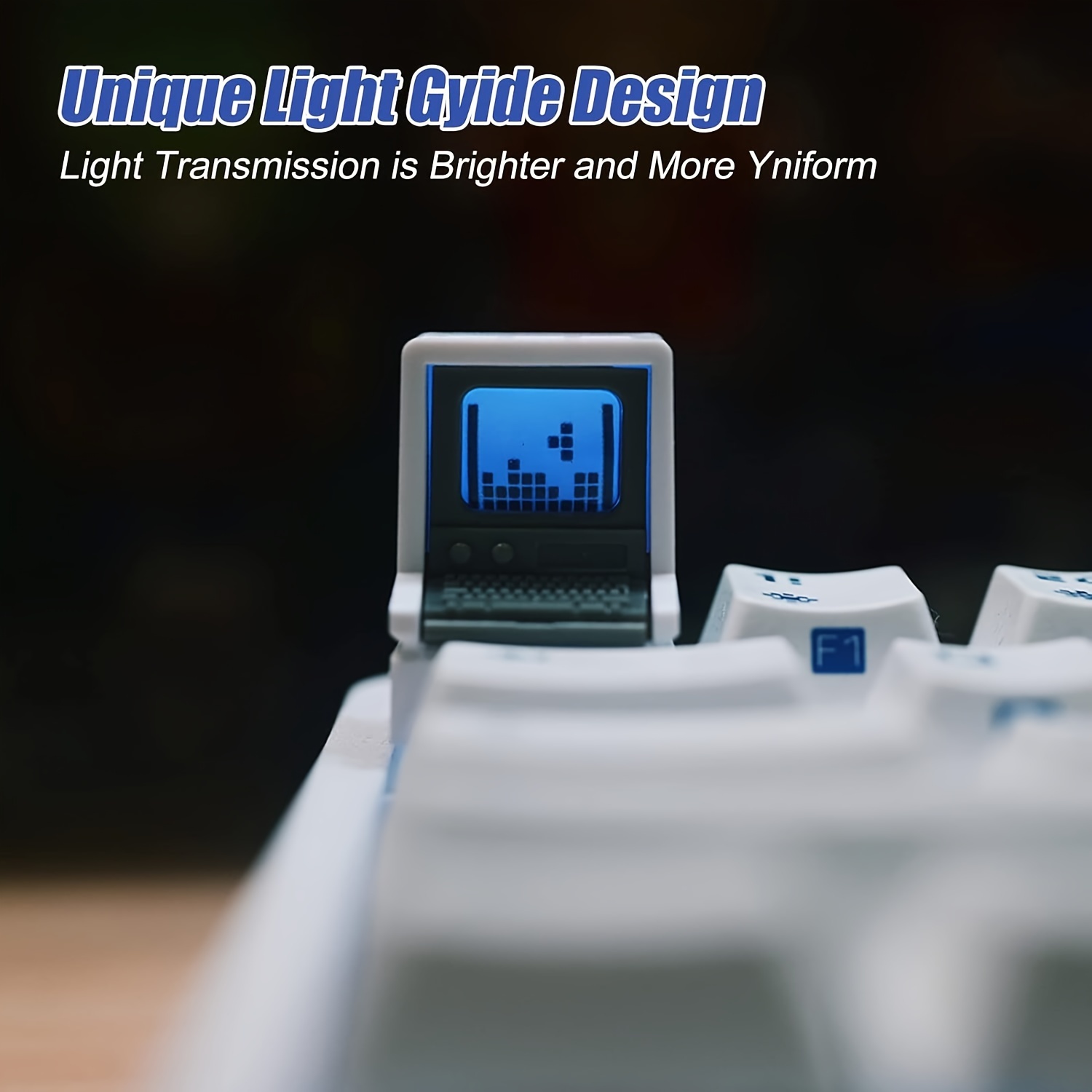 Retro Mac-Inspired Keycaps Dou - Retro Gaming Keyboard review and price