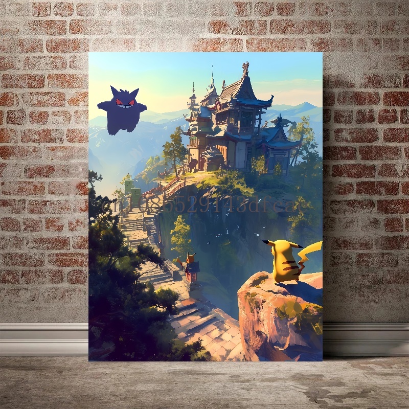 Pokemon Retro Cartoon Poster P - Retro Gaming Pokemon review and price