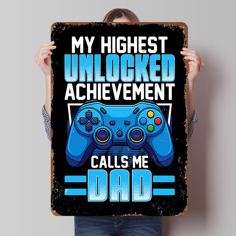 Gaming Dad Achievement Tin Pos - Retro Gaming Achievements review and price
