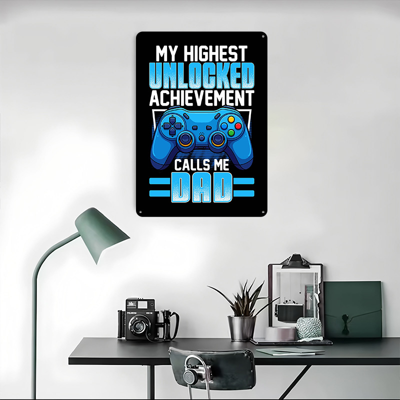 Gaming Dad Achievement Tin Pos - Retro Gaming Achievements review and price