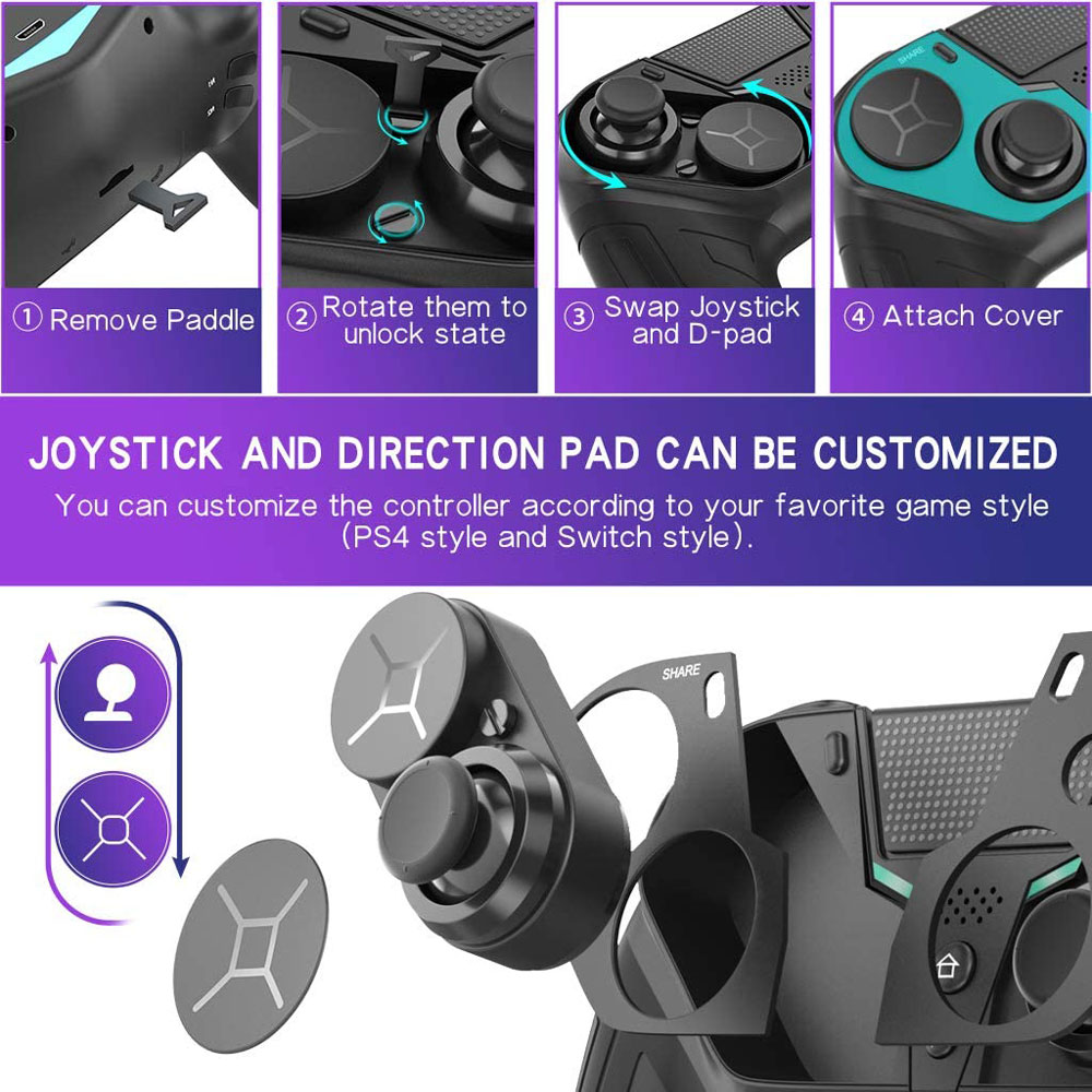 Controller For PS4 PS3 PS Play - Retro Gaming Vr review and price