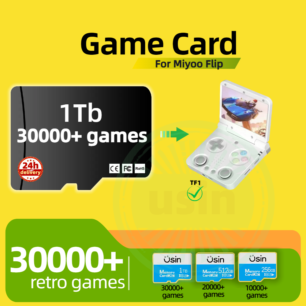 Game Card For Miyoo Flip 30000 - Retro Gaming Tablet review and price