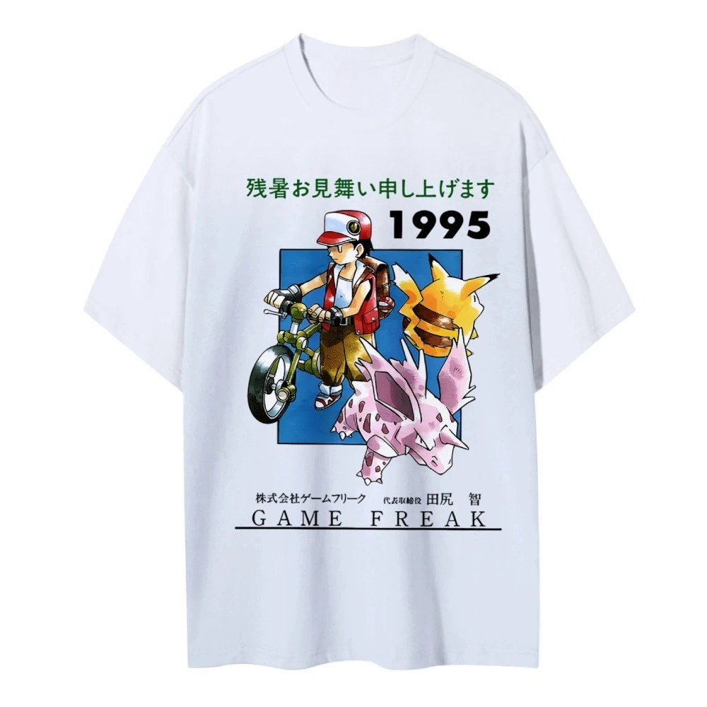 Pokemon 1995 Vintage T - Shirt - Retro Gaming Pokemon review and price