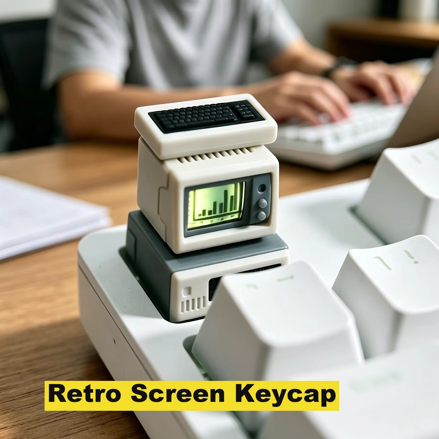 Retro Computer Keycap Backlit  - Retro Gaming Keyboard review and price