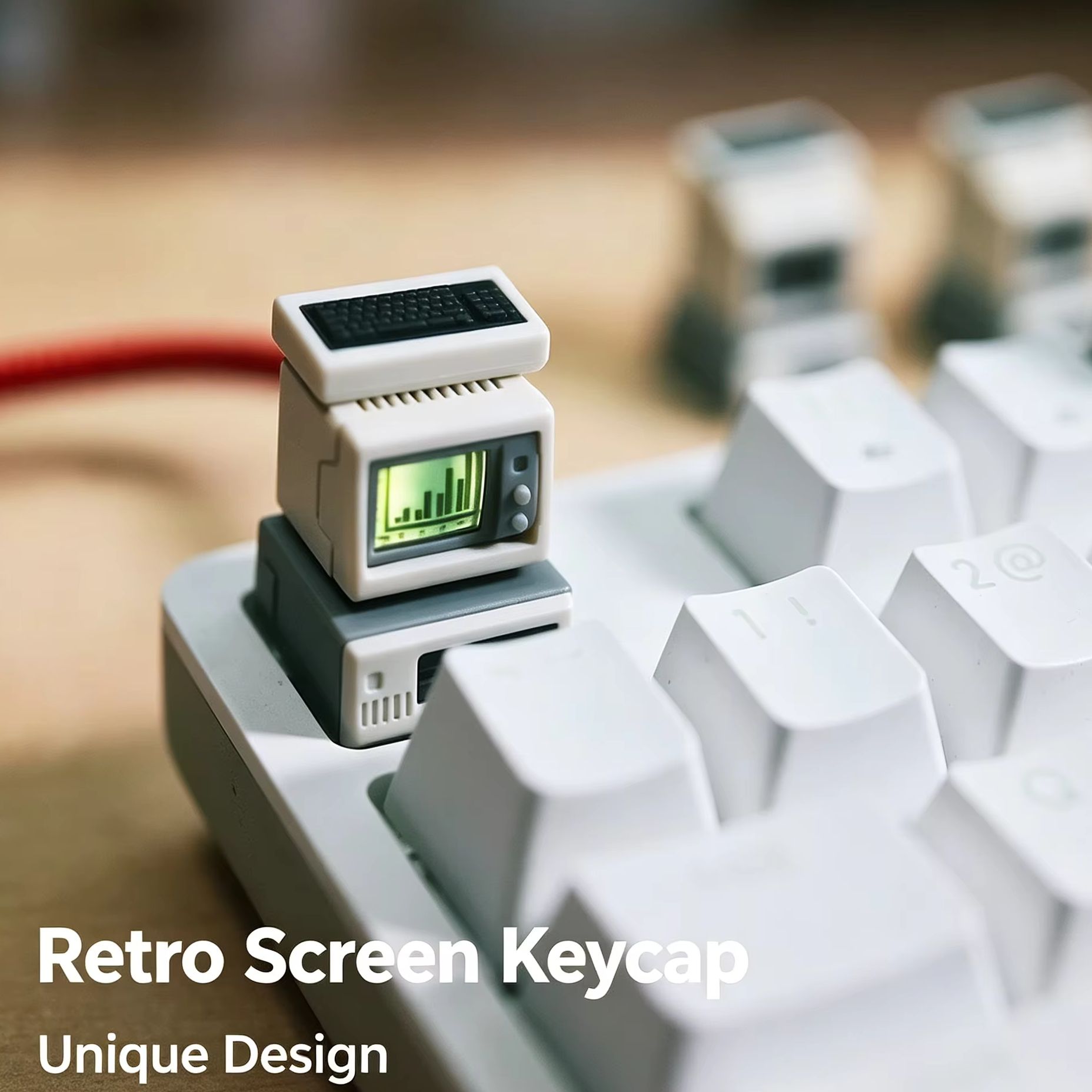 Retro Computer Keycap Backlit  - Retro Gaming Keyboard review and price