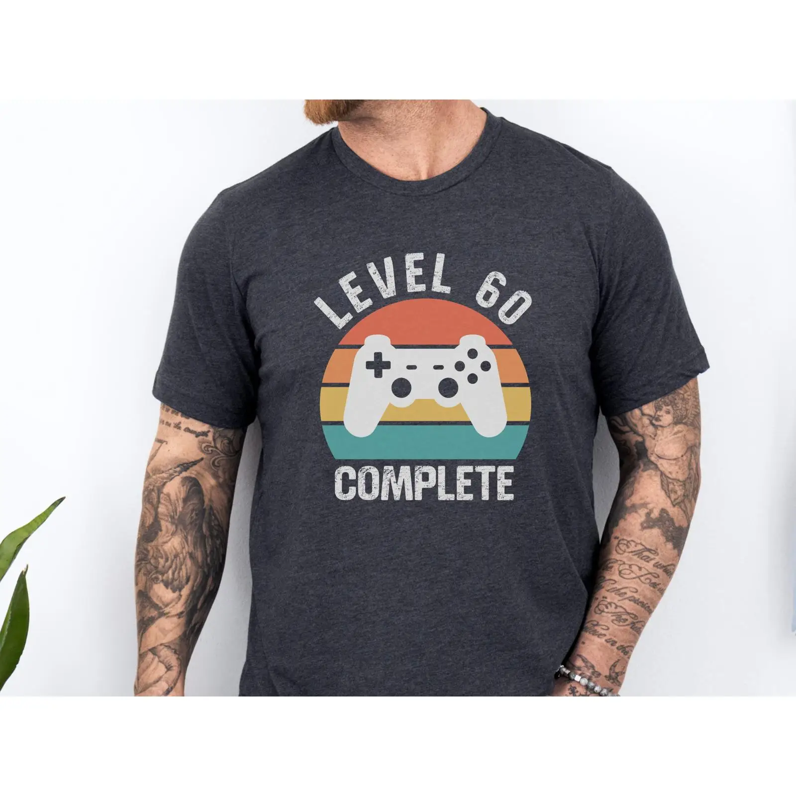 Level 60 Complete T Shirt Retr - Retro Gaming Achievements review and price