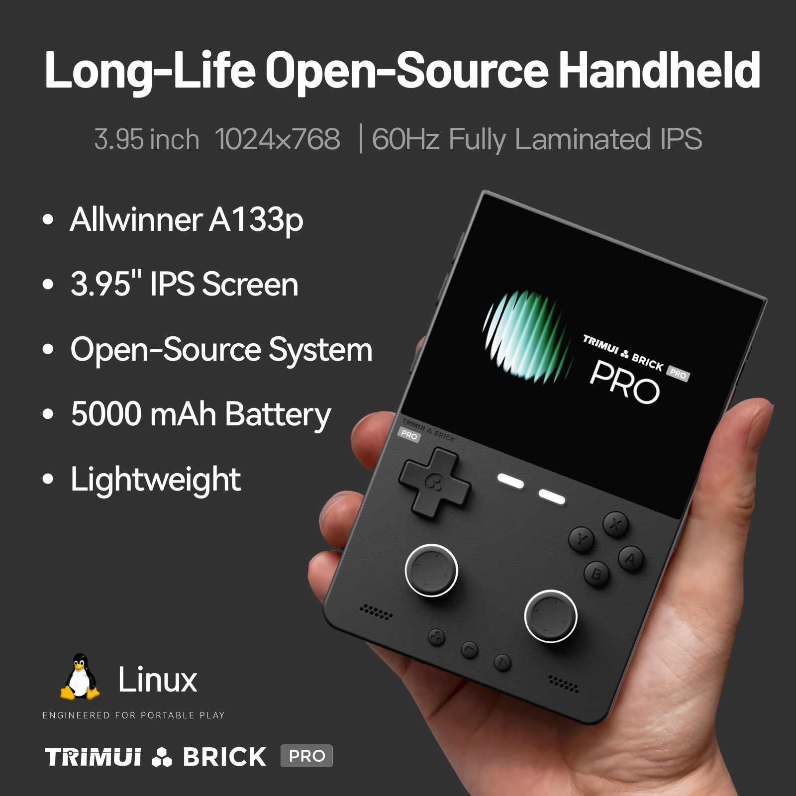 For TRIMUI Brick Pro Open-Sour - Retro Gaming Phone review and price