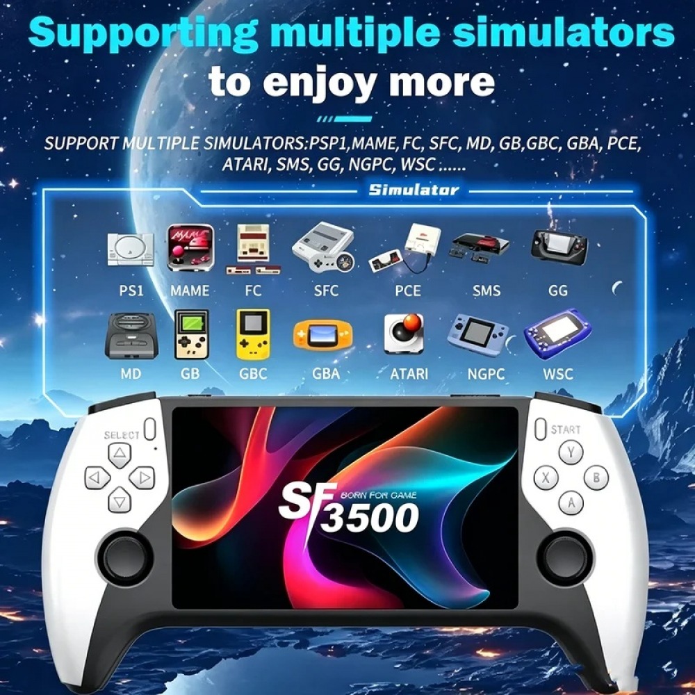 SF3500 5 inch Handheld Game Co - Retro Gaming Tablet review and price